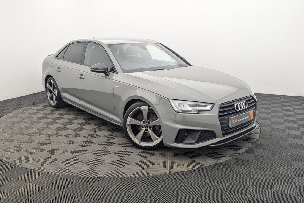 USED 2019 19 AUDI A4 2.0 TFSI 35 Black Edition Saloon 4dr Petrol Manual Euro 6 (s/s) (150 ps) Car Play, Sat Nav, Sensors