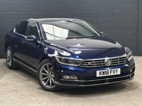 USED 2018 18 VOLKSWAGEN PASSAT 1.4 TSI R-Line Saloon 4dr Petrol Manual Euro 6 (s/s) (150 ps) PAN ROOF - CAR PLAY - HEATED SEATS