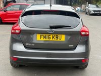 USED 2016 16 FORD FOCUS 1.0T EcoBoost Zetec Hatchback 5dr Petrol Auto Euro 6 (s/s) (125 ps) FULL SERVICE HIST - NAVIGATION