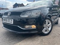 USED 2016 66 VOLKSWAGEN POLO 1.2 TSI BlueMotion Tech Match Hatchback 5dr Petrol Manual Euro 6 (s/s) (90 ps) 1 OWNER | S-NAV | PARKING AID