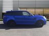 USED 2020 69 LAND ROVER RANGE ROVER SPORT 5.0 P575 V8 GPF SVR SUV 5dr Petrol Auto 4WD Euro 6 (s/s) (575 ps) SATIN SVO VELOCITY BLUE+CARBON