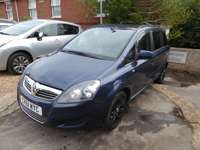 View our Vauxhall Zafira 1.6 16V Exclusiv MPV 5dr Petrol Manual Euro 5 (115 ps)