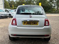 USED 2016 66 FIAT 500 1.2 Pop Hatchback 3dr Petrol Manual Euro 6 (s/s) (69 bhp) 