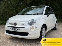 USED 2016 66 FIAT 500 1.2 Pop Hatchback 3dr Petrol Manual Euro 6 (s/s) (69 bhp) 