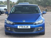 USED 2011 11 VOLKSWAGEN SCIROCCO 2.0 TDI GT Hatchback 3dr Diesel DSG Euro 5 (170 ps) **HPI CLEAR~FRESH MOT+SVS**