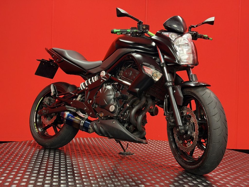 USED 2012 61 KAWASAKI ER-6N TRADE BIKES AT TRADE PRICES AFTERMARKET EXHAUST
