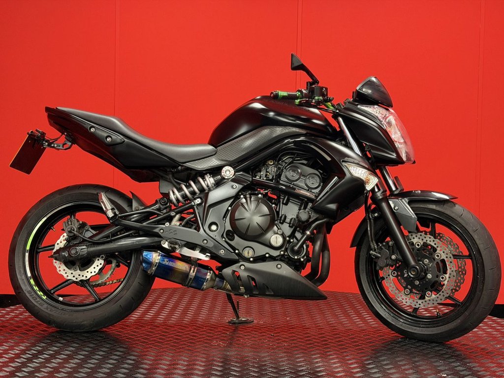 USED 2012 61 KAWASAKI ER-6N TRADE BIKES AT TRADE PRICES AFTERMARKET EXHAUST