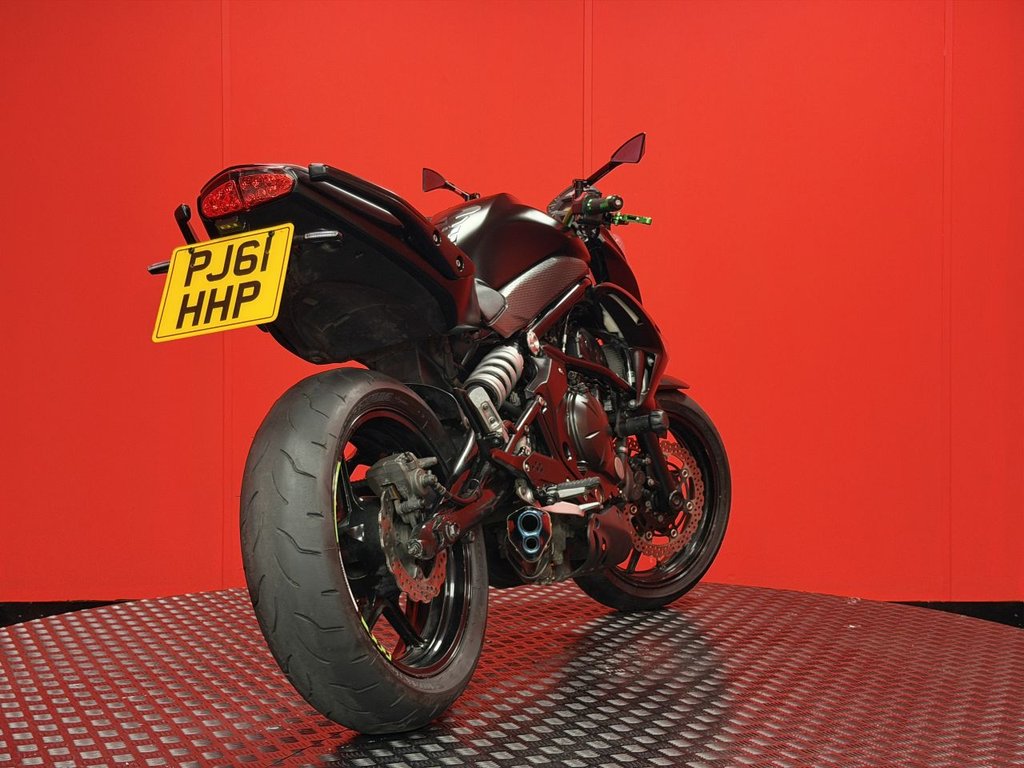 USED 2012 61 KAWASAKI ER-6N TRADE BIKES AT TRADE PRICES AFTERMARKET EXHAUST
