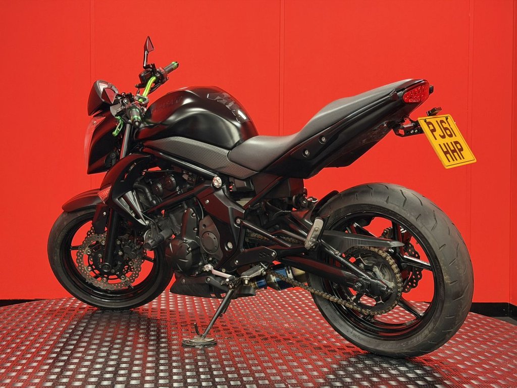 USED 2012 61 KAWASAKI ER-6N TRADE BIKES AT TRADE PRICES AFTERMARKET EXHAUST