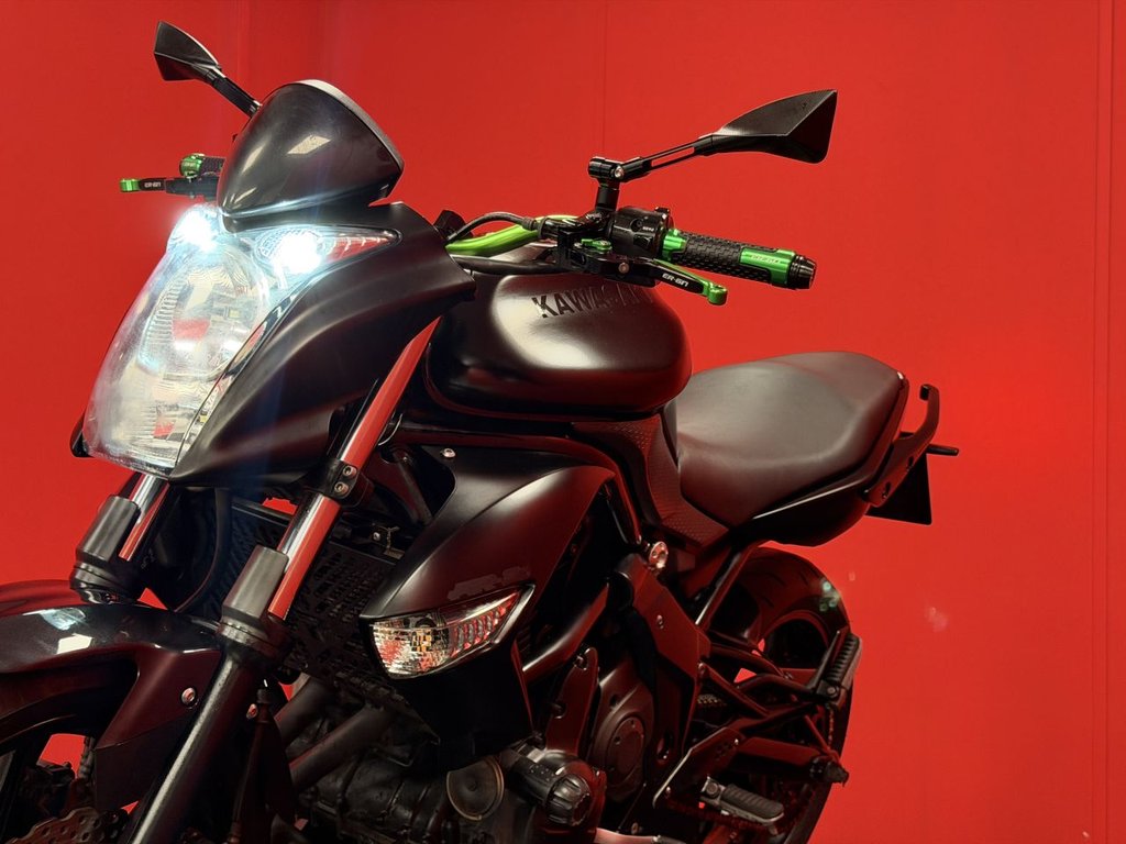 USED 2012 61 KAWASAKI ER-6N TRADE BIKES AT TRADE PRICES AFTERMARKET EXHAUST