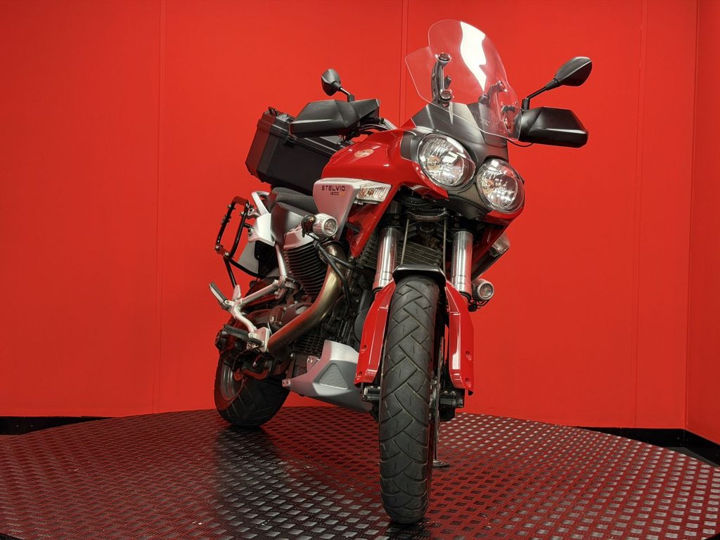 USED 2008 08 MOTO GUZZI STELVIO 1200 TRADE BIKES AT TRADE PRICES TOP BOX - 2 KEYS - HPI CLEAR