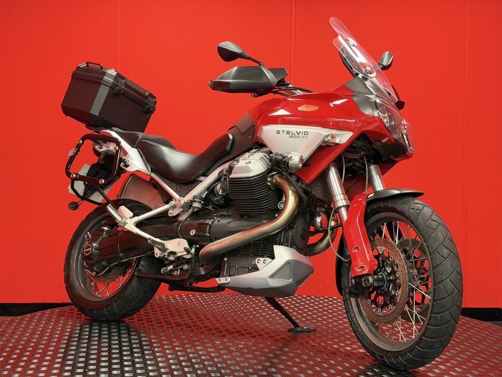 USED 2008 08 MOTO GUZZI STELVIO 1200 TRADE BIKES AT TRADE PRICES TOP BOX - 2 KEYS - HPI CLEAR