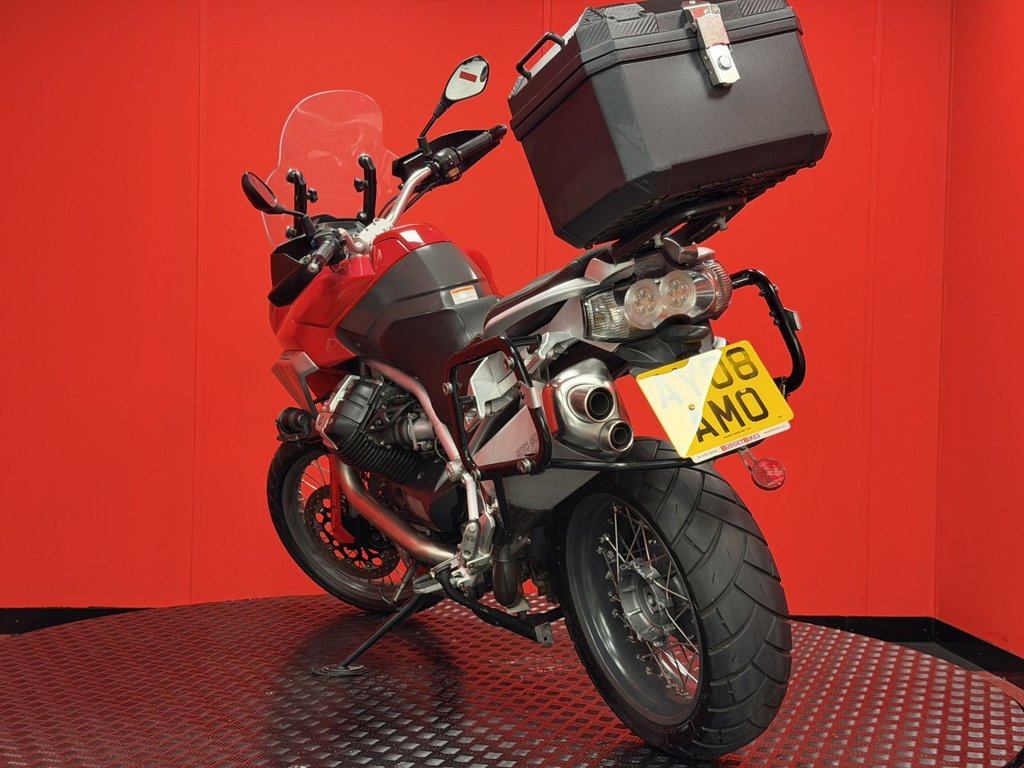 USED 2008 08 MOTO GUZZI STELVIO 1200 TRADE BIKES AT TRADE PRICES TOP BOX - 2 KEYS - HPI CLEAR