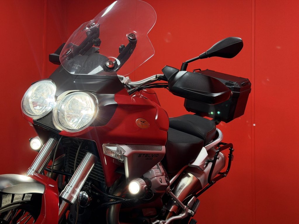 USED 2008 08 MOTO GUZZI STELVIO 1200 TRADE BIKES AT TRADE PRICES TOP BOX - 2 KEYS - HPI CLEAR