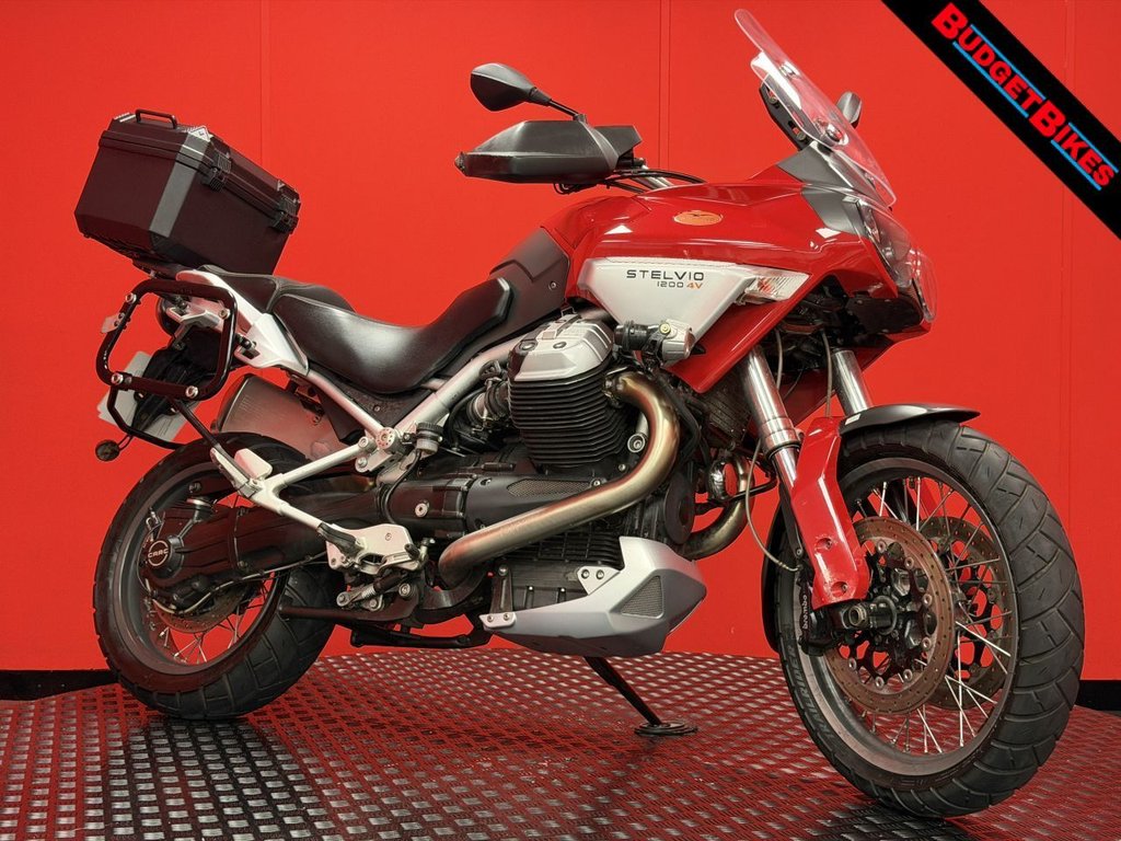 USED 2008 08 MOTO GUZZI STELVIO 1200 TRADE BIKES AT TRADE PRICES TOP BOX - 2 KEYS - HPI CLEAR