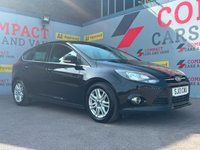 USED 2013 13 FORD FOCUS 1.6 TDCi Titanium Hatchback 5dr Diesel Manual Euro 5 (s/s) (115 ps) PARKING SENSORS, BLUETOOTH!!!