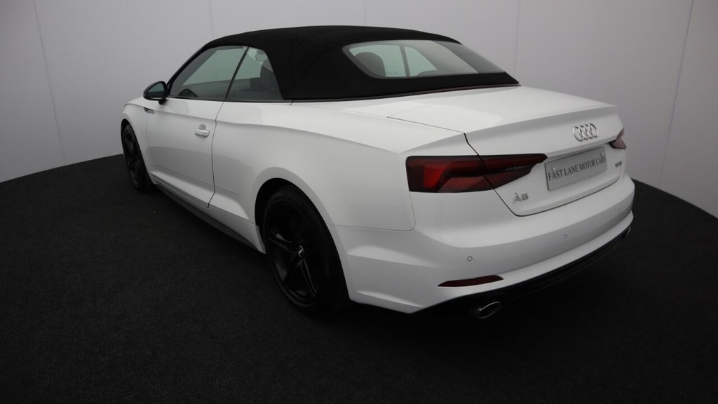 USED 2018 18 AUDI A5 CABRIOLET 2.0 TFSI S line Convertible 2dr Petrol Manual Euro 6 (s/s) (190 ps) 