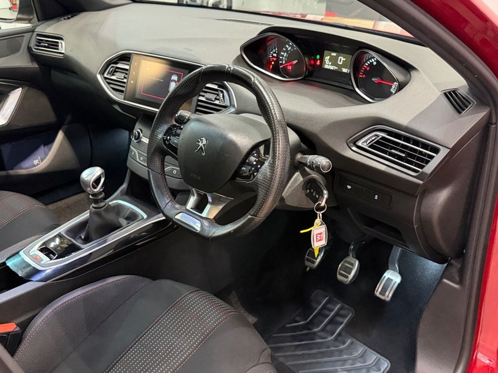 USED 2018 18 PEUGEOT 308 1.2 PureTech GT Line Hatchback 5dr Petrol Manual Euro 6 (s/s) (130 ps) 
