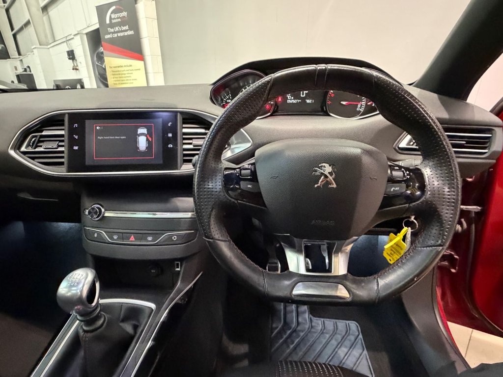 USED 2018 18 PEUGEOT 308 1.2 PureTech GT Line Hatchback 5dr Petrol Manual Euro 6 (s/s) (130 ps) 