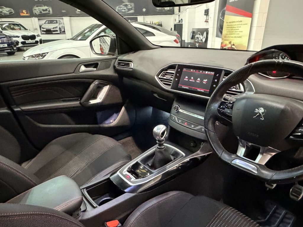 USED 2018 18 PEUGEOT 308 1.2 PureTech GT Line Hatchback 5dr Petrol Manual Euro 6 (s/s) (130 ps) 