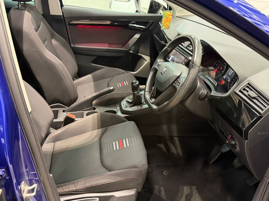 USED 2018 18 SEAT IBIZA 1.0 TSI FR Hatchback 5dr Petrol Manual Euro 6 (s/s) (95 ps) 