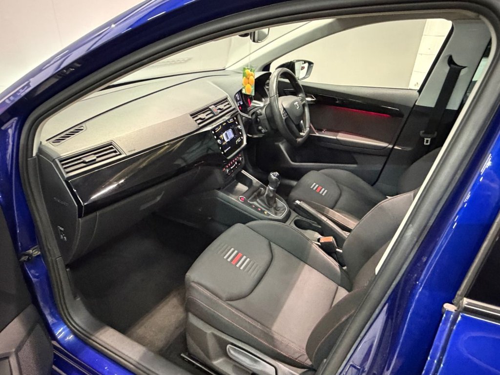 USED 2018 18 SEAT IBIZA 1.0 TSI FR Hatchback 5dr Petrol Manual Euro 6 (s/s) (95 ps) 