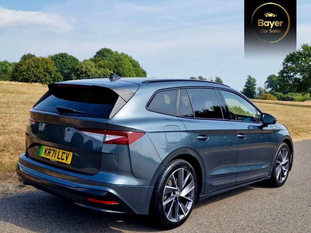 USED 2022 71 SKODA ENYAQ iV 82kWh 80 SportLine SUV 5dr Electric Auto (DC125kW) (204 ps) FINANCE AVAILABLE