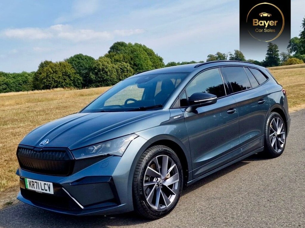 USED 2022 71 SKODA ENYAQ iV 82kWh 80 SportLine SUV 5dr Electric Auto (DC125kW) (204 ps) FINANCE AVAILABLE