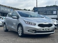 USED 2012 62 KIA CEED 1.4 2 Hatchback 5dr Petrol Manual Euro 5 (98 bhp) LOW MILES + LOW INSURANCE + CRUISE + SENSORS + FSH + AC