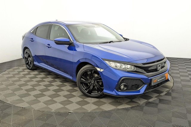 2019 19 HONDA CIVIC 1.0 VTEC Turbo SR Hatchback 5dr Petrol Manual Euro 6 (s/s) (126 ps) Car Play, Sat Nav, Camera