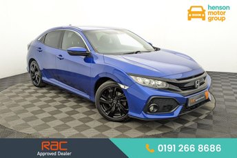 2019 HONDA CIVIC 1.0 VTEC Turbo SR Hatchback 5dr Petrol Manual Euro 6 (s/s) (126 ps) &pound;8989.00