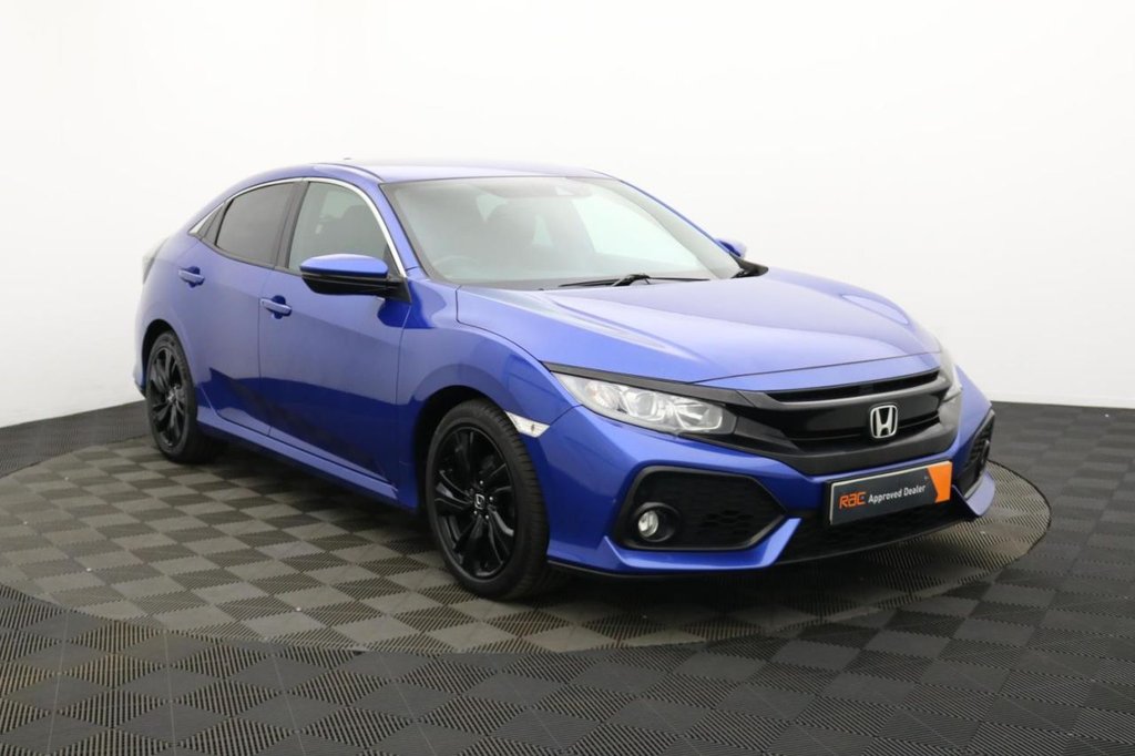 USED 2019 19 HONDA CIVIC 1.0 VTEC Turbo SR Hatchback 5dr Petrol Manual Euro 6 (s/s) (126 ps) Car Play, Sat Nav, Camera