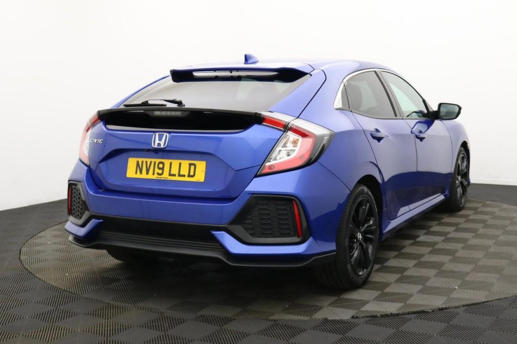 USED 2019 19 HONDA CIVIC 1.0 VTEC Turbo SR Hatchback 5dr Petrol Manual Euro 6 (s/s) (126 ps) Car Play, Sat Nav, Camera