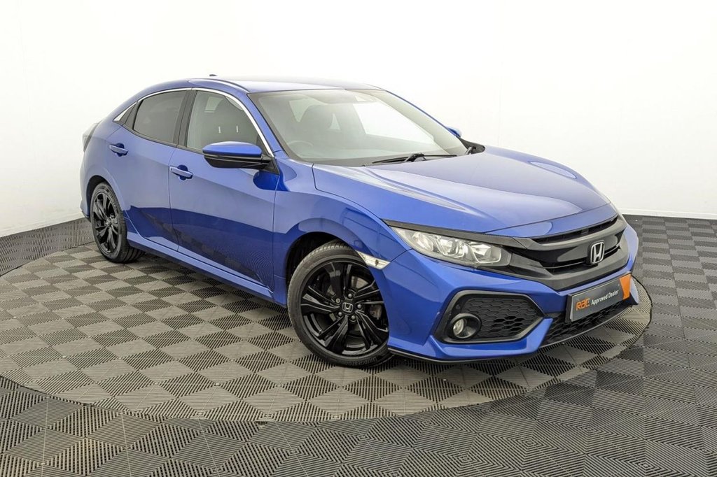 USED 2019 19 HONDA CIVIC 1.0 VTEC Turbo SR Hatchback 5dr Petrol Manual Euro 6 (s/s) (126 ps) Car Play, Sat Nav, Camera