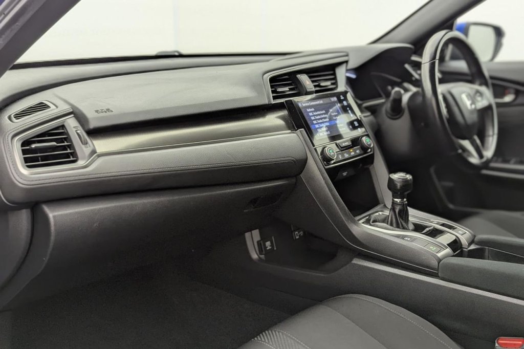 USED 2019 19 HONDA CIVIC 1.0 VTEC Turbo SR Hatchback 5dr Petrol Manual Euro 6 (s/s) (126 ps) Car Play, Sat Nav, Camera