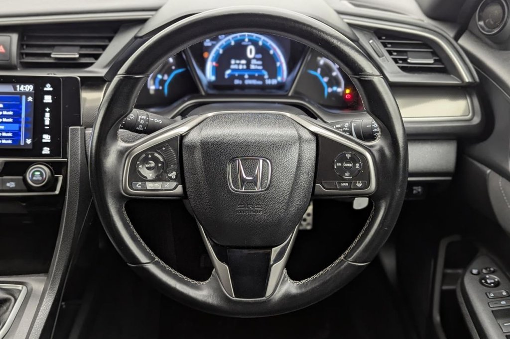 USED 2019 19 HONDA CIVIC 1.0 VTEC Turbo SR Hatchback 5dr Petrol Manual Euro 6 (s/s) (126 ps) Car Play, Sat Nav, Camera