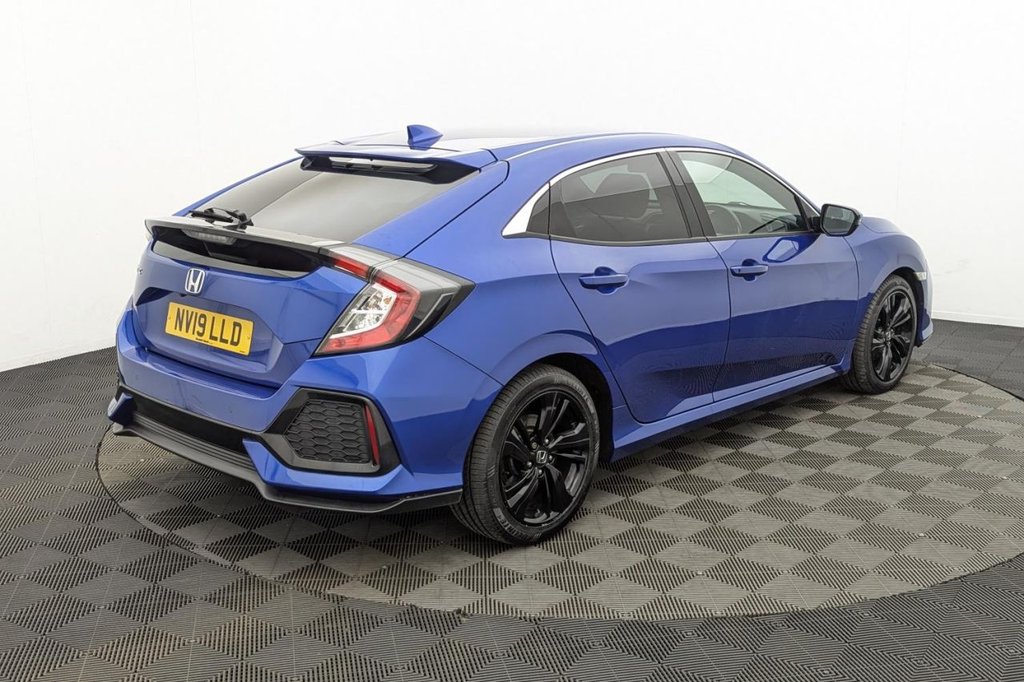 USED 2019 19 HONDA CIVIC 1.0 VTEC Turbo SR Hatchback 5dr Petrol Manual Euro 6 (s/s) (126 ps) Car Play, Sat Nav, Camera