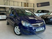 USED 2013 63 VAUXHALL ZAFIRA 1.6 16V Exclusiv MPV 5dr Petrol Manual Euro 5 (115 ps) 