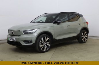 2021 VOLVO XC40 Recharge Twin 78kWh Pro SUV 5dr Electric Auto AWD (408 ps) &pound;22690.00