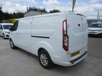 USED 2022 72 FORD TRANSIT CUSTOM 2.0 300 EcoBlue Limited Panel Van 5dr Diesel Manual L2 H1 Euro 6 (s/s) (130 ps) FORD TRANSIT 300 LONG WHEEL BASE DIESEL LTD MODEL