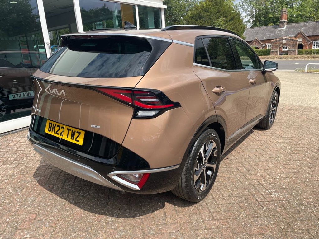 USED 2022 22 KIA SPORTAGE 1.6 h T-GDi 4 SUV 5dr Petrol Hybrid Auto Euro 6 (s/s) (226 bhp) 