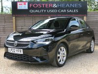USED 2022 22 VAUXHALL CORSA 1.2 SE Edition Hatchback 5dr Petrol Manual Euro 6 (75 ps) 1 OWNER, FULL SERVICE HISTORY