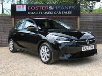 USED 2022 22 VAUXHALL CORSA 1.2 SE Edition Hatchback 5dr Petrol Manual Euro 6 (75 ps) 1 OWNER, FULL SERVICE HISTORY