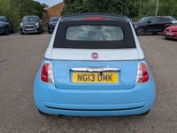 USED 2013 13 FIAT 500C 1.2 Colour Therapy Convertible 2dr Petrol Dualogic Euro 5 (s/s) (69 bhp) 