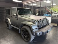 USED 2015 65 JEEP WRANGLER 2.8 CRD Sahara SUV 2dr Diesel Auto 4WD Euro 5 (197 bhp) Matt Black Paint - Massive Spec -