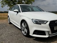 USED 2017 66 AUDI A3 1.4 TFSI CoD S line Sportback 5dr Petrol S Tronic Euro 6 (s/s) (150 ps) 