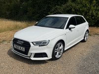 USED 2017 66 AUDI A3 1.4 TFSI CoD S line Sportback 5dr Petrol S Tronic Euro 6 (s/s) (150 ps) 
