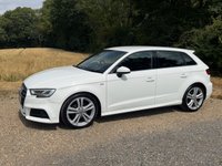 USED 2017 66 AUDI A3 1.4 TFSI CoD S line Sportback 5dr Petrol S Tronic Euro 6 (s/s) (150 ps) 