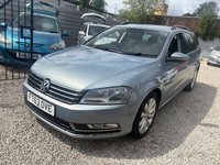 USED 2014 63 VOLKSWAGEN PASSAT 1.6 TDI BlueMotion Tech Highline Estate 5dr Diesel Manual Euro 5 (s/s) (105 ps) 10 SERVICE STAMPS! ONLY 67K MILES! 2 KEYS. 1 FORMER OWNER. SAT NAV. PARKING SENSORS
