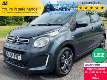 2014 CITROEN C1 1.0 VTi Feel Hatchback 5dr Petrol Manual Euro 5 (Euro 5) (68 ps) &pound;2995.00